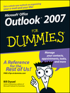 Cover image for Outlook 2007 For Dummies